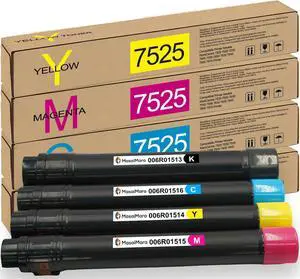 MasaiMara 7525 7530 7535 7545 7556 High Yeild Toner Cartridges Compatible for Xerox WorkCentre 7525 7530 7535 7545 7556 7830 7835 7845 7855 7970 Printer (006R01513 006R01514 006R01515 006R01516) MasaiMara 7525 7530 7535 7545 7556 High Yeild Toner Cartridges Compatible for Xerox WorkCentre 7525 7530 7535 7545 7556 7830 7835 7845 7855 7970 Printer (006R01513 006R01514 006R01515 006R01516)