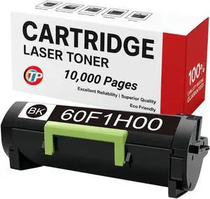 TonerParts Replacement 60F1H00, 601H Toner Cartridge 10,000 Pages for Lexmark MX310, MX410, MX510, MX511, MX610, MX611 Series - High Yield TonerParts Replacement 60F1H00, 601H Toner Cartridge 10,000 Pages for Lexmark MX310, MX410, MX510, MX511, MX610, MX611 Series - High Yield