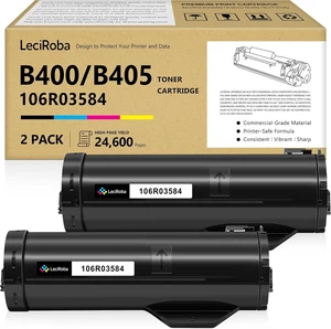 LeciRoba 106R03584 B400 B405 Black Toner Cartridge Replacement for Xerox 106R03584 Toner for Xerox VersaLink B400 B400N B400DN B405 B405DN Printer (2-Pack, Black) LeciRoba 106R03584 B400 B405 Black Toner Cartridge Replacement for Xerox 106R03584 Toner for Xerox VersaLink B400 B400N B400DN B405 B405DN Printer (2-Pack, Black)