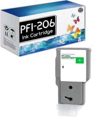 Replacement for Canon PFI-206 Ink Cartridges Compatible Work for IPF6400 IPF6410 IPF6450 Printer PFI206G Replacement for Canon PFI-206 Ink Cartridges Compatible Work for IPF6400 IPF6410 IPF6450 Printer PFI206G