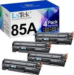 LxTek Compatible Toner Cartridge Replacement for HP 85A CE285A to use with Laserjet Pro P1102W Pro P1109W M1212NF M1217NFW (Black, 4-Pack) LxTek Compatible Toner Cartridge Replacement for HP 85A CE285A to use with Laserjet Pro P1102W Pro P1109W M1212NF M1217NFW (Black, 4-Pack)