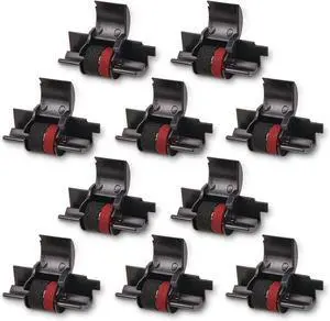 10 Pack Compatible Ribbon Replacement for IR40T IR-40T CP13 MP-12D Use with Sharp EL-1750V, EL-1801V,Casio HR-100TM,HR-170RC,Canon P23-dhv CP13 Printer (Black and Red, Individually Sealed) 10 Pack Compatible Ribbon Replacement for IR40T IR-40T CP13 MP-12D Use with Sharp EL-1750V, EL-1801V,Casio HR-100TM,HR-170RC,Canon P23-dhv CP13 Printer (Black and Red, Individually Sealed)