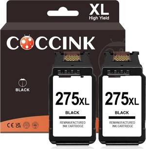 COCCINK 275XL Black Ink Cartridge for Canon PIXMA TR4725 TR4700 TR4720 TR4722 TS3500 TS3522 TS3520 TS3720 TS3722 TS3725 TS3729 Printer Work with Canon PG 275 XL Black Printer Ink Black Combo Pack COCCINK 275XL Black Ink Cartridge for Canon PIXMA TR4725 TR4700 TR4720 TR4722 TS3500 TS3522 TS3520 TS3720 TS3722 TS3725 TS3729 Printer Work with Canon PG 275 XL Black Printer Ink Black Combo Pack