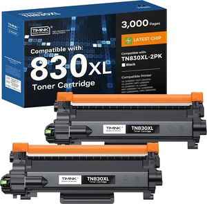 Compatible TN830XL Toner Cartridges Replacement for Brother TN830 TN-830XL 830XL Toner Cartridge Work with Brother HL-L2460DW DCP-L2640DW HL-L2400D HL-L2405W MFC-L2820DW Printer (2 Pack, Black) Compatible TN830XL Toner Cartridges Replacement for Brother TN830 TN-830XL 830XL Toner Cartridge Work with Brother HL-L2460DW DCP-L2640DW HL-L2400D HL-L2405W MFC-L2820DW Printer (2 Pack, Black)