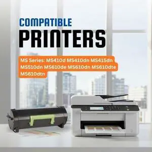 Best Toner Compatible Replacement for 50F1X00 (501X) Extra High Yield Remanufactured Toner Cartridge for MS410, MS415, MS510, MS610 (10,000 Pages) Best Toner Compatible Replacement for 50F1X00 (501X) Extra High Yield Remanufactured Toner Cartridge for MS410, MS415, MS510, MS610 (10,000 Pages)