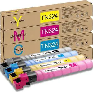 MasaiMara TN324 TN-324 TN324K TN324C TN324M TN324Y High Capacity Compatible Toner Cartridge for Konica Minolta Bizhub C258 C308 C368 Printer(Black Cyan Magenta Yellow, 4-Pack) MasaiMara TN324 TN-324 TN324K TN324C TN324M TN324Y High Capacity Compatible Toner Cartridge for Konica Minolta Bizhub C258 C308 C368 Printer(Black Cyan Magenta Yellow, 4-Pack)