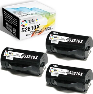 TG Imaging Compatible Toner Replacement for Dell S2810 S2815 H815 593-BBMF S2810X (Black, 3-Pack) TG Imaging Compatible Toner Replacement for Dell S2810 S2815 H815 593-BBMF S2810X (Black, 3-Pack)