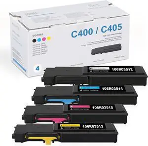 VersaLink C400/C405 Toner Bundle - Dphn High Capacity 106R03512 106R03513 106R03514 106R03515 4-Color Set Replacement for Xerox VersaLink C400 C405 C400D C400DN C405DN C405N Printer VersaLink C400/C405 Toner Bundle - Dphn High Capacity 106R03512 106R03513 106R03514 106R03515 4-Color Set Replacement for Xerox VersaLink C400 C405 C400D C400DN C405DN C405N Printer