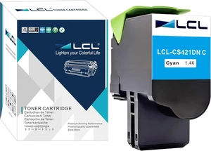 LCL CS421 Cyan Toner Cartridge Replacement for Lexmark 78C10C0 78C10 for lexmark CS421 CX421 CS421DN CX421ADN CS521 CX521 CS521DN CX522 CX522ADE CS622 CX622 CS622DE CX622ADE CX625 CX625ADHE(1-Pack) LCL CS421 Cyan Toner Cartridge Replacement for Lexmark 78C10C0 78C10 for lexmark CS421 CX421 CS421DN CX421ADN CS521 CX521 CS521DN CX522 CX522ADE CS622 CX622 CS622DE CX622ADE CX625 CX625ADHE(1-Pack)