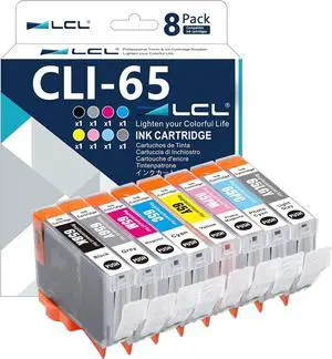 LCL CLI-65 Pro 200 Ink Cartridges Replacement for Canon 65 CLI65 CLI-65 Ink Cartridge 8-Pack Compatible with Canon PIXMA Pro-200 Pro-200S Printer (BK/GY/LGY/C/PC/M/PM/Y) LCL CLI-65 Pro 200 Ink Cartridges Replacement for Canon 65 CLI65 CLI-65 Ink Cartridge 8-Pack Compatible with Canon PIXMA Pro-200 Pro-200S Printer (BK/GY/LGY/C/PC/M/PM/Y)