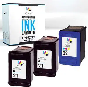 21 22 Replacement Combo Pack Ink Cartridges for HP OfficeJet 4310, 4315, 4315v, 4315xi, 4350, J3508, J3600, J3606, J3608, J3625, J3635, J3640, J3650, J3680, J5508 Printers (2 Black, 1 Color) 21 22 Replacement Combo Pack Ink Cartridges for HP OfficeJet 4310, 4315, 4315v, 4315xi, 4350, J3508, J3600, J3606, J3608, J3625, J3635, J3640, J3650, J3680, J5508 Printers (2 Black, 1 Color)