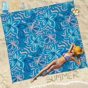 Beach Blanket Sandproof Waterproof 78''×81''1-5 Adults Oversized,Compact Lightweight Durable Beach Mat for Travel Camping Hiking Picnic Blanket Beach Blanket Sandproof Waterproof 78''×81''1-5 Adults Oversized,Compact Lightweight Durable Beach Mat for Travel Camping Hiking Picnic Blanket