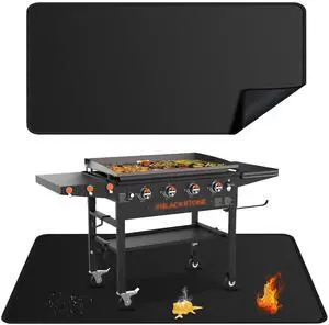 79x39 inches Large Under Grill Mats for Blackstone, Double-Sided Fireproof Outdoor Grill Protective Mat, Oilproof Waterproof BBQ Fire Pit Fireplace Mat 79x39 inches Large Under Grill Mats for Blackstone, Double-Sided Fireproof Outdoor Grill Protective Mat, Oilproof Waterproof BBQ Fire Pit Fireplace Mat