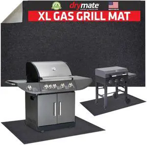 Under Grill & Griddle Mat, Absorbent, Waterproof, Easy To Clean, Reusable, Deck Protector for Outdoor Gas Grill, BBQ Floor Mat for Patio, Grease & Oil Trap Pad (USA Made) (Charcoal, 36" x 59") Under Grill & Griddle Mat, Absorbent, Waterproof, Easy To Clean, Reusable, Deck Protector for Outdoor Gas Grill, BBQ Floor Mat for Patio, Grease & Oil Trap Pad (USA Made) (Charcoal, 36" x 59")