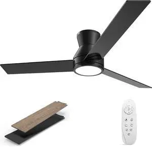 Ceiling Fans with Lights, 42 Inch Black Low Profile Ceiling fan with Light and Remote Control, Flush Mount, Reversible, 3CCT, Dimmable, Noiseless, Small Ceiling Fan for Bedroom, Indoor/Outdoor Use Ceiling Fans with Lights, 42 Inch Black Low Profile Ceiling fan with Light and Remote Control, Flush Mount, Reversible, 3CCT, Dimmable, Noiseless, Small Ceiling Fan for Bedroom, Indoor/Outdoor Use
