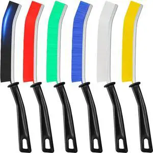 6Pcs Hard Bristle Crevice Cleaning Brush, Multifunctional Premium Crevice Cleaning Tool, Designed for Cleaning Narrow Spaces, Suitable for Toilet, Faucets,Kitchen,Grout, KOSPRIE 6Pcs Hard Bristle Crevice Cleaning Brush, Multifunctional Premium Crevice Cleaning Tool, Designed for Cleaning Narrow Spaces, Suitable for Toilet, Faucets,Kitchen,Grout, KOSPRIE
