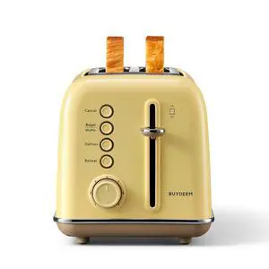 DT620 2-Slice Toaster, 7 Shade Settings, Extra Wide 1.5'' Slots for Bagel & English Muffin, 6 Toasting Functions, Retro Stainless Steel Toaster with High Lift Lever, Mellow Yellow DT620 2-Slice Toaster, 7 Shade Settings, Extra Wide 1.5'' Slots for Bagel & English Muffin, 6 Toasting Functions, Retro Stainless Steel Toaster with High Lift Lever, Mellow Yellow