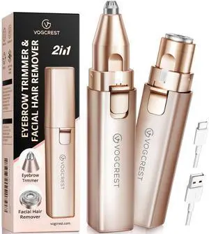 Rechargeable Facial Hair Remover for Women: 2 in 1 Electric Facial Body Hair Remover Rechargeable Facial Hair Remover for Women: 2 in 1 Electric Facial Body Hair Remover