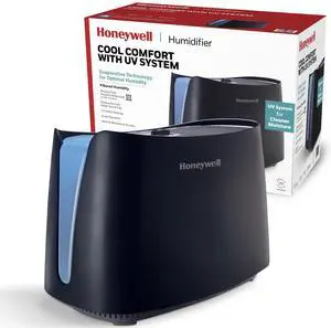 Cool Moisture Humidifiers for Bedroom, Medium Rooms, 1.1 Gallon, Invisible Moisture Humidifier for Baby, Kids, Quiet, Easy to Clean, UV Technology, Black, HCM350B Cool Moisture Humidifiers for Bedroom, Medium Rooms, 1.1 Gallon, Invisible Moisture Humidifier for Baby, Kids, Quiet, Easy to Clean, UV Technology, Black, HCM350B