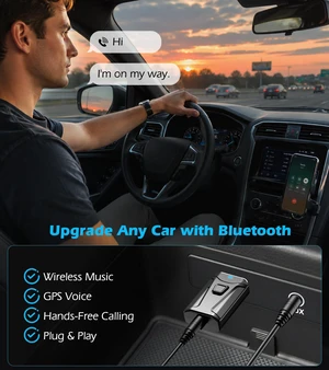 USB Bluetooth Adapter for Car TV Bluetooth Transmitter Receiver (Pack of 2) USB Bluetooth Adapter for Car TV Bluetooth Transmitter Receiver (Pack of 2)