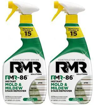 86 Instant Mold and Mildew Stain Remover Spray - Scrub Free Formula, 2 Pack - 32 oz 86 Instant Mold and Mildew Stain Remover Spray - Scrub Free Formula, 2 Pack - 32 oz