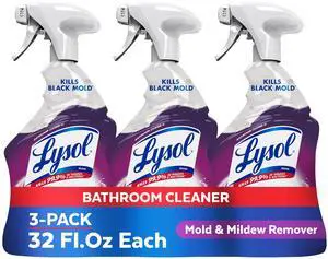 Mold & Mildew Remover Spray, Bathroom & Shower Cleaner, Disinfectant Spray, Stain Remover with Bleach, Tough on Black Mold, Multipurpose Cleaner for Home and Kitchen, 32oz (3 Pack) Mold & Mildew Remover Spray, Bathroom & Shower Cleaner, Disinfectant Spray, Stain Remover with Bleach, Tough on Black Mold, Multipurpose Cleaner for Home and Kitchen, 32oz (3 Pack)