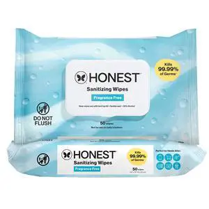 Fragrance-Free Sanitizing Alcohol Wipes, Antibacterial, Safe for Hands Kills 99% of Germs, Made With Aloe, 100 Count, (2 Packs 50) Fragrance-Free Sanitizing Alcohol Wipes, Antibacterial, Safe for Hands Kills 99% of Germs, Made With Aloe, 100 Count, (2 Packs 50)