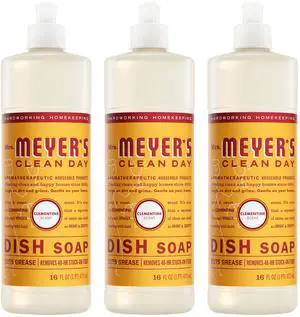 CLEAN DAY Dish Soap, Clementine Scent, 16oz (Pack of 3) CLEAN DAY Dish Soap, Clementine Scent, 16oz (Pack of 3)