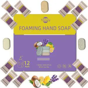 Foaming Hand Soap Tablet Refills - 12 Count- 96 fl oz total (12x 8 fl oz) - Eco-Friendly Foaming Hand Soap Refill - Gentle on Hands, Kind to Earth - Variety Fragrance Pack Foaming Hand Soap Tablet Refills - 12 Count- 96 fl oz total (12x 8 fl oz) - Eco-Friendly Foaming Hand Soap Refill - Gentle on Hands, Kind to Earth - Variety Fragrance Pack