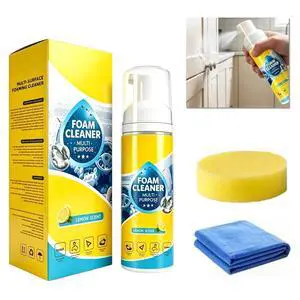 4-in-1 Multi-Enzyme Foam Cleaner, Powerful & Multipurpose Car Interior Foam Cleaners for Car Interior, All-Purpose Deep Cleaning Spray for Car Interior, Kitchen Grease, Bathroom Tiles 4-in-1 Multi-Enzyme Foam Cleaner, Powerful & Multipurpose Car Interior Foam Cleaners for Car Interior, All-Purpose Deep Cleaning Spray for Car Interior, Kitchen Grease, Bathroom Tiles