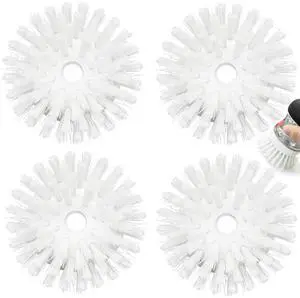 Palm Brush Refills for OXO Soap Dispensing Dish Brush - 4 Pack Cleaning Replacement Brush Head for OXO Palm Brush(White) Palm Brush Refills for OXO Soap Dispensing Dish Brush - 4 Pack Cleaning Replacement Brush Head for OXO Palm Brush(White)