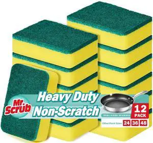 Sponges Kitchen Scrub Dish Sponge Scouring Pad, 12 Pack Cleaning Brush Scrubber Supplies for Soap, Dishwashing Dinnerware Sets Pan Pot Towels Cloth Rags Holder Glass Dishwasher Sink Bathroom Sponges Kitchen Scrub Dish Sponge Scouring Pad, 12 Pack Cleaning Brush Scrubber Supplies for Soap, Dishwashing Dinnerware Sets Pan Pot Towels Cloth Rags Holder Glass Dishwasher Sink Bathroom