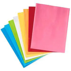 Tissue Paper, 120 Sheets (Classic Rainbow, 8 Colors) for Birthdays, Mother's Day, Graduation, Gift Wrap, Crafts, DIY Paper Flowers, Tassel Garland and More Tissue Paper, 120 Sheets (Classic Rainbow, 8 Colors) for Birthdays, Mother's Day, Graduation, Gift Wrap, Crafts, DIY Paper Flowers, Tassel Garland and More