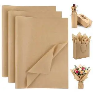 120 Sheets Brown Tissue Paper Bulk, 14 x 20 Inch Gift Wrapping Kraft Paper for DIY Crafts Holiday Decor Birthday Party Supplies Rustic Art Project 120 Sheets Brown Tissue Paper Bulk, 14 x 20 Inch Gift Wrapping Kraft Paper for DIY Crafts Holiday Decor Birthday Party Supplies Rustic Art Project