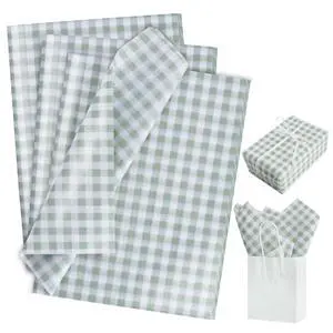 Gingham Tissue Paper BulkSage Green and White Checkered Wrapping Tissue Paper for Gift Bags, 14 x 20 Inch Gift Wrap for Wedding Birthday Easter DIY Crafts Decor Holiday Flowers-50 Sheets Gingham Tissue Paper BulkSage Green and White Checkered Wrapping Tissue Paper for Gift Bags, 14 x 20 Inch Gift Wrap for Wedding Birthday Easter DIY Crafts Decor Holiday Flowers-50 Sheets