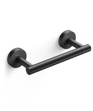 Toilet Paper Holder Wall Mount, Stainless Steel Rustproof Double Post Pivoting Tissue Roll Holder for Bathroom, Commercial Toilet Paper Dispenser, Matte Black Toilet Paper Holder Wall Mount, Stainless Steel Rustproof Double Post Pivoting Tissue Roll Holder for Bathroom, Commercial Toilet Paper Dispenser, Matte Black