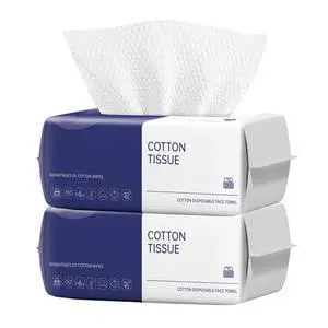 Face Clean Towels, 100 Count Ultra Thick Disposable face towels Facial Wash Cloth for Sensitive Skin, Lint- free Facial Tissue, Skincare and Makeup Remover (2 Pack) Face Clean Towels, 100 Count Ultra Thick Disposable face towels Facial Wash Cloth for Sensitive Skin, Lint- free Facial Tissue, Skincare and Makeup Remover (2 Pack)