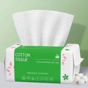 Disposable Face Towels 100 Count, Biodegradable Facial Towels for Sensitive Skin, Ultra Soft & Thick Face Cloth, Lint- free Dry Wipes for Makeup Remover, Skincare and Cleansing Disposable Face Towels 100 Count, Biodegradable Facial Towels for Sensitive Skin, Ultra Soft & Thick Face Cloth, Lint- free Dry Wipes for Makeup Remover, Skincare and Cleansing