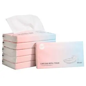 Car Tissue Refills 300 Sheets Facial Tissues Refills for Car Visor Tissue Holder, Travel Tissue Tubes Box Container Perfect Fit for Car Cup Holder Car Tissue Refills 300 Sheets Facial Tissues Refills for Car Visor Tissue Holder, Travel Tissue Tubes Box Container Perfect Fit for Car Cup Holder