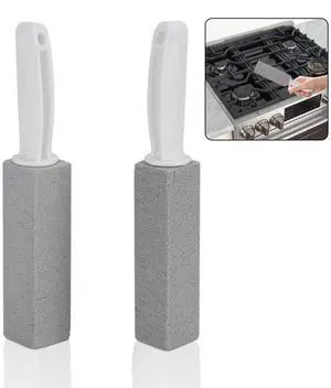 Cleaning Pumice Stone for Stove Grates - 2 Pack to Remove Water Rings and Stains Cleaning Pumice Stone for Stove Grates - 2 Pack to Remove Water Rings and Stains