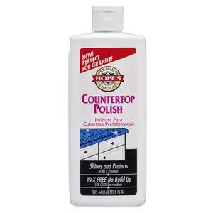 Countertop Restoration Polish - Shines and Protects with No Build-Up - Streak-Free Kitchen Counter Cleaner - Quartz, Marble, Corian, Laminate, Granite Countertop Cleaner, 8 Fl Oz, Pack of 1 Countertop Restoration Polish - Shines and Protects with No Build-Up - Streak-Free Kitchen Counter Cleaner - Quartz, Marble, Corian, Laminate, Granite Countertop Cleaner, 8 Fl Oz, Pack of 1