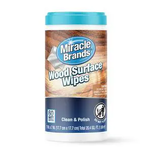 for Wood Surfaces, Remove Dirt and Grime Buildup, Clean, Protect, and Polish Cabinets, Furniture, and Wood Floors, Great for Kitchen and Bathroom Cleaning Support - 60 Count for Wood Surfaces, Remove Dirt and Grime Buildup, Clean, Protect, and Polish Cabinets, Furniture, and Wood Floors, Great for Kitchen and Bathroom Cleaning Support - 60 Count