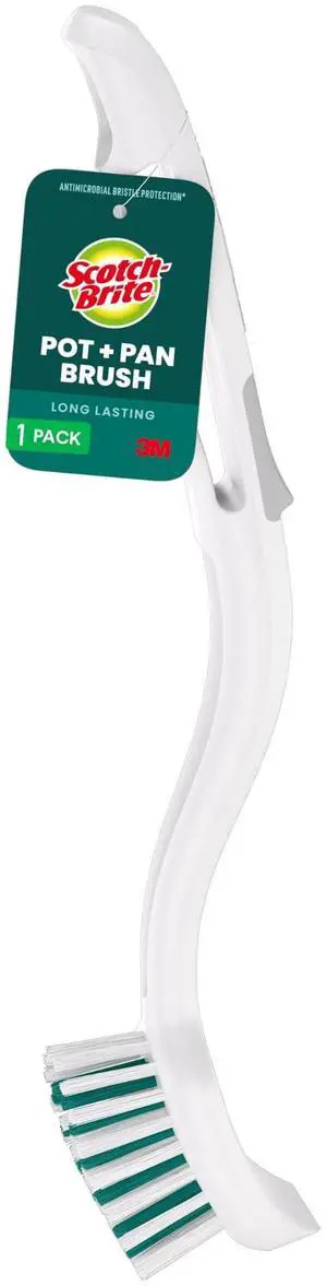 Pot Pan & Dish Brush, Scrub Brushes for Cleaning Kitchen and Washing Dishes, 1 Count Pot Pan & Dish Brush, Scrub Brushes for Cleaning Kitchen and Washing Dishes, 1 Count