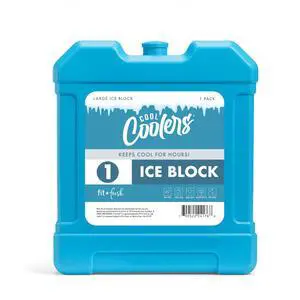 Cool Coolers , XL Cooler Ice Block, Large and Powerful Ice Pack, Perfect for Insulated Cooler, Beach Bag, Backpack Cooler & Travel, 1PK, Blue Cool Coolers , XL Cooler Ice Block, Large and Powerful Ice Pack, Perfect for Insulated Cooler, Beach Bag, Backpack Cooler & Travel, 1PK, Blue