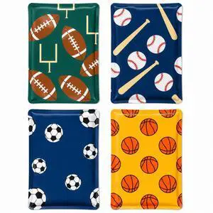 Slim Ice Packs for Lunch Boxes and Coolers, 4 Pack Reusable Gel Freezer Packs with Fun Sports Designs, BPA-Free Food Safe Non-Toxic Cold Packs, Long Lasting Ice Packs for Kids, 4.5 x 6 In Slim Ice Packs for Lunch Boxes and Coolers, 4 Pack Reusable Gel Freezer Packs with Fun Sports Designs, BPA-Free Food Safe Non-Toxic Cold Packs, Long Lasting Ice Packs for Kids, 4.5 x 6 In