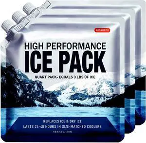 Reusable Ice Packs for Coolers Long Lasting Gel Freezer Packs for Lunch Bags Cooler Backpack Lunch Box, Keeps Food Cold Fresh (9.8"x9.8"x3P) Reusable Ice Packs for Coolers Long Lasting Gel Freezer Packs for Lunch Bags Cooler Backpack Lunch Box, Keeps Food Cold Fresh (9.8"x9.8"x3P)