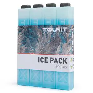 Ice Packs for Coolers, 4 Pack Reusable Long Lasting Freezer Packs for Lunch Bags/Boxes, Cooler Backpack, Camping, Beach, Picnics, Fishing and More, Blue Ice Packs for Coolers, 4 Pack Reusable Long Lasting Freezer Packs for Lunch Bags/Boxes, Cooler Backpack, Camping, Beach, Picnics, Fishing and More, Blue