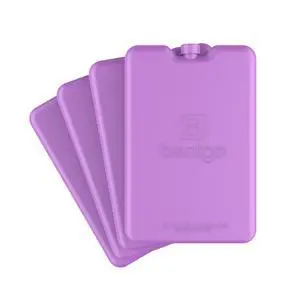 Chillers Ice Packs: Slim, Reusable Quick-Freeze Cooling Design Keeps Food Fresh in Lunch Boxes, Bags, & Coolers for Work, College, Camping, & More; Easy to Clean & Chills Fast; 4-Pack (Purple) Chillers Ice Packs: Slim, Reusable Quick-Freeze Cooling Design Keeps Food Fresh in Lunch Boxes, Bags, & Coolers for Work, College, Camping, & More; Easy to Clean & Chills Fast; 4-Pack (Purple)