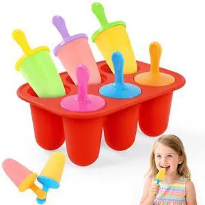 Silicone Popsicles Molds, BPA-Free Small Popsicle Mold for Kids, Toddler & Baby, Reusable Popsicle Molds, Mini Ice Pop Molds with Colorful Sticks, Ice Cream Molds, Homemade Ice Cream Molds(Red) Silicone Popsicles Molds, BPA-Free Small Popsicle Mold for Kids, Toddler & Baby, Reusable Popsicle Molds, Mini Ice Pop Molds with Colorful Sticks, Ice Cream Molds, Homemade Ice Cream Molds(Red)