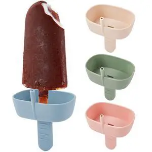 4Pack Drip-Free Silicone Popsicle Holders, Popsicle Holder with Straw | with 2 Slots Fit Standard & Wide sized sticks Drip Free Popsicle Stick Holder Popsicle Drip Catcher 4Pack Drip-Free Silicone Popsicle Holders, Popsicle Holder with Straw | with 2 Slots Fit Standard & Wide sized sticks Drip Free Popsicle Stick Holder Popsicle Drip Catcher
